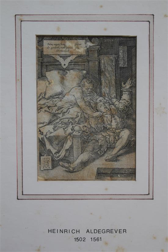 Old Master Works by Phillipe Galle, Aldergraver, Jacob Matham, Callot and Behan